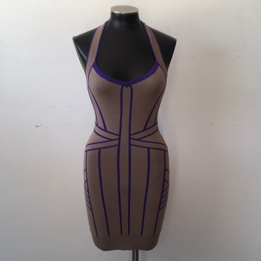 Art Deco style bodycon dress